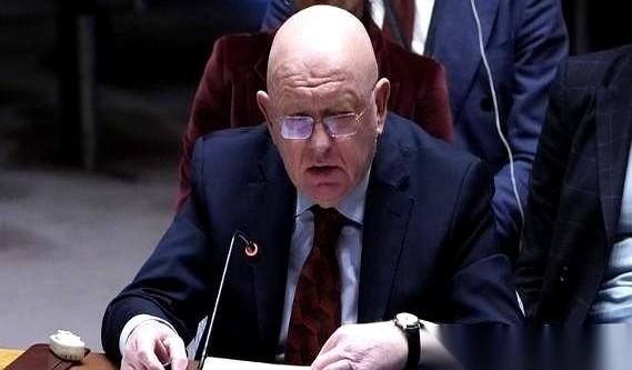 我跟你说，今天最魔幻的一幕，发生在联合国。俄罗斯驻联合国的大使，当着全世界的面