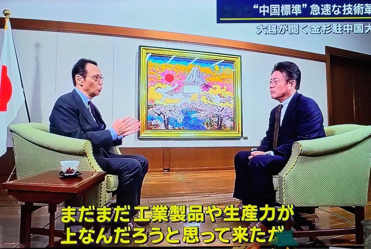 日本记者在北京采访了日本驻华大使大越健介和金杉宪治。大越表示，在上任之前一直认为