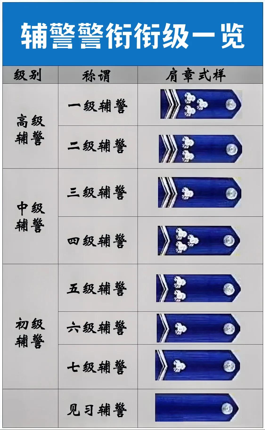 辅警居然还有警衔？一般来说，辅警都是没有编制的，和正式的警察各种对比，也是天