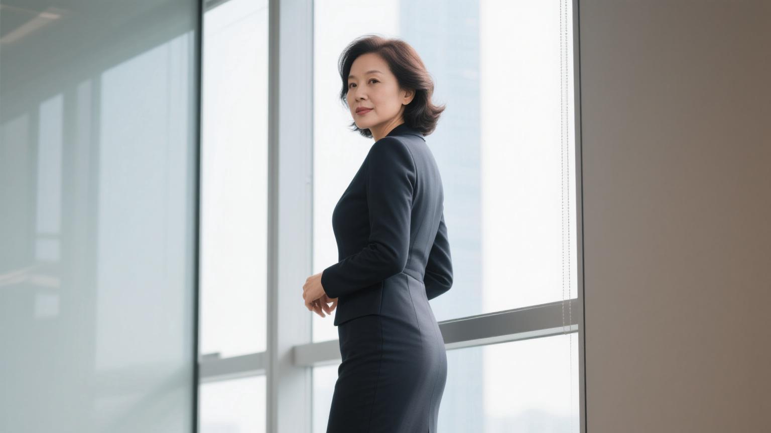 职场女强人,自信满满,气场全开