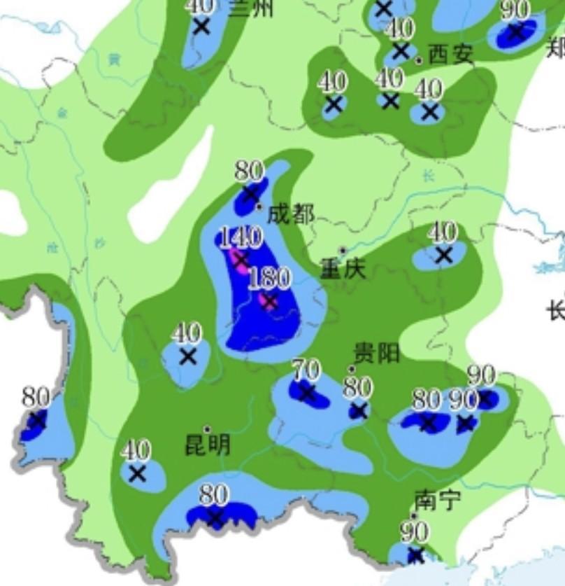在贵州、云南、四川避暑的重庆人，抓紧时间回重庆啦！8月21日到23日，中国西南地