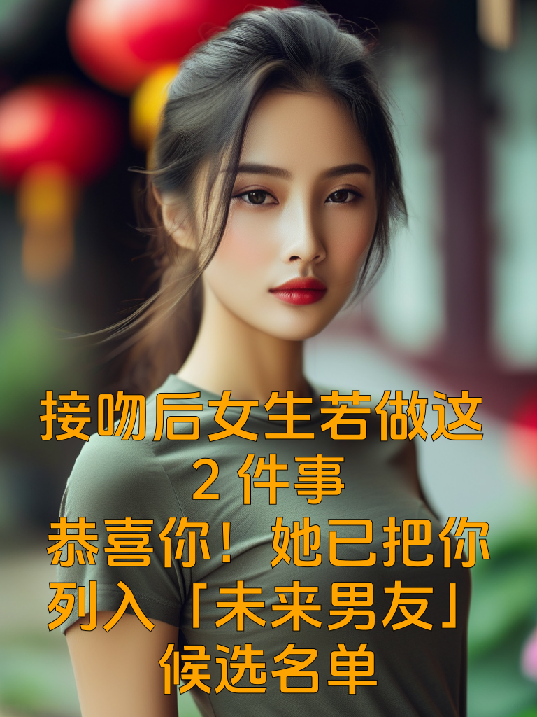 接吻后女生若做这2件事，恭喜你！她已把你列入「未来男友」候选名单