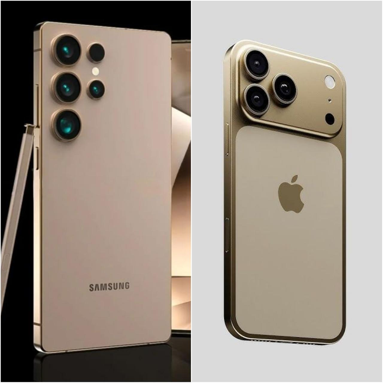 昨晚发布的iPhone17ProMax外观不可谓不丑，与左边的三星S25对