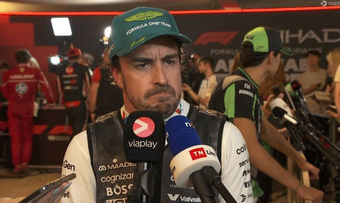 阿隆索谈与维斯塔潘互相提供尾流: 晚点我就寄份账单给他