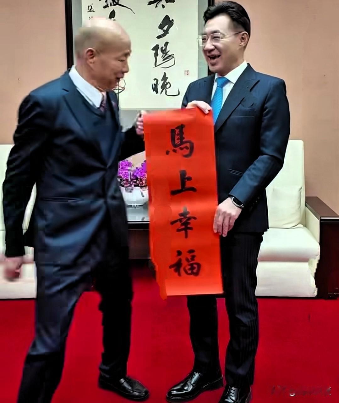 台中市长国民党参选人16日协调前，韩国瑜与江启臣合休录影发布，宣告将于10日两人