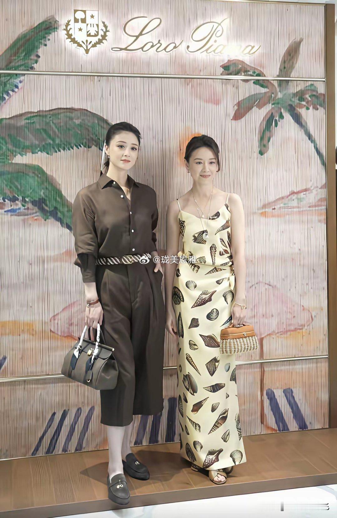 突然发现，董洁无论和谁合照，都没输过