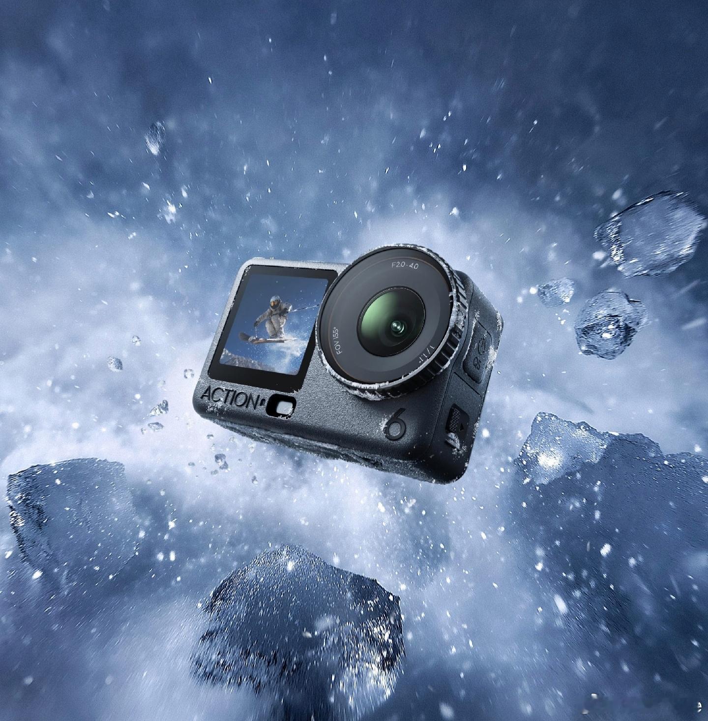 相比Action5Pro贵了1150元，主要升级就1/1.1英寸方形传感器+