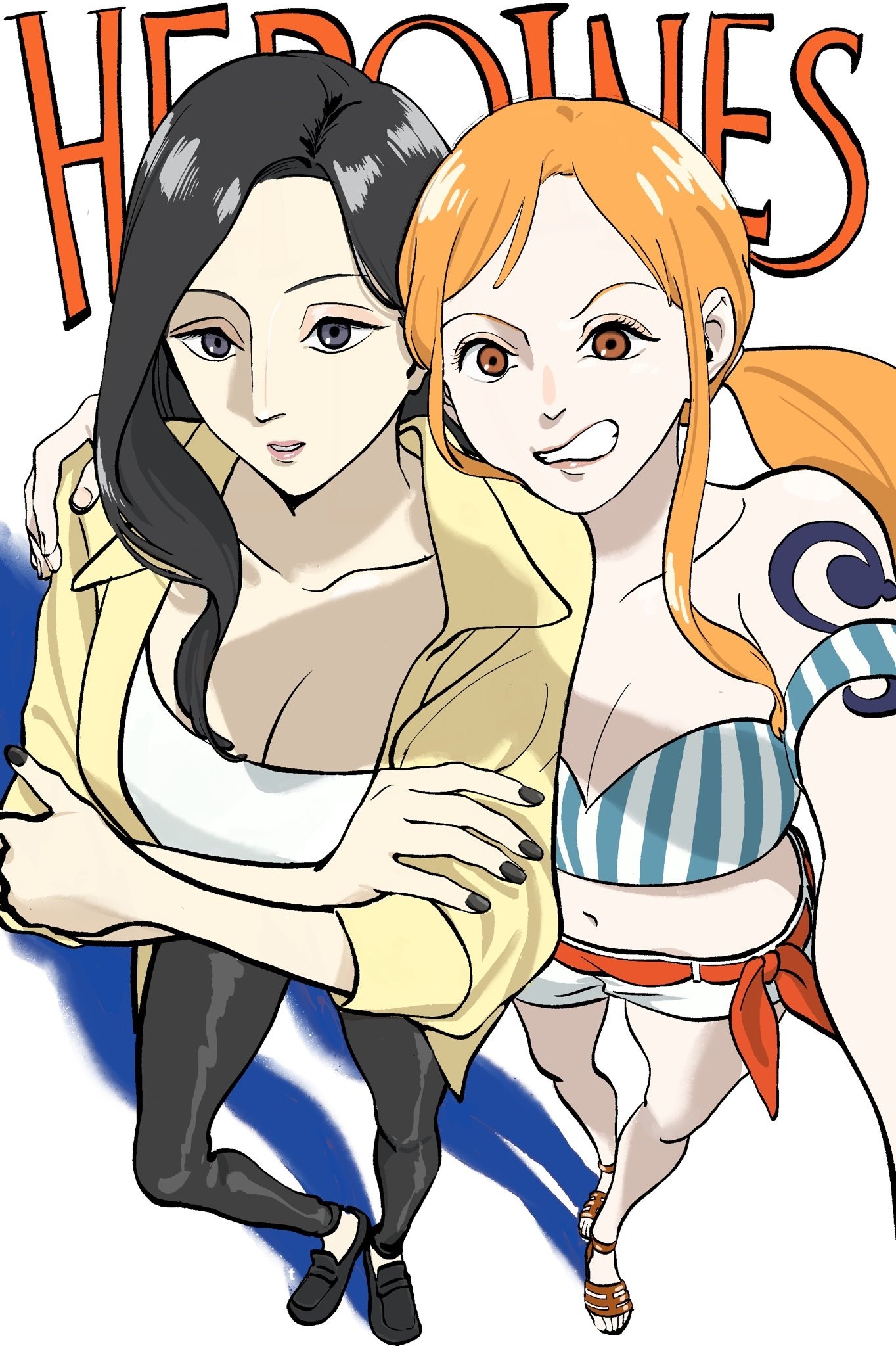 《ONEPIECEHEROINES》海贼王女主角动画原画师/制作人参与纪念绘