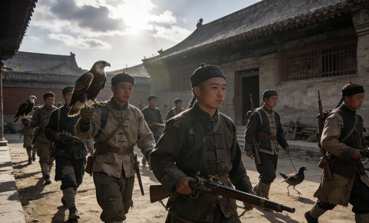 清朝京城的神机营，五百人为一营，这五百名是枪队，每一次出队时却足足有一千人，也是