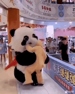 有一说一，穿上玩偶服打架，场面果然更精彩