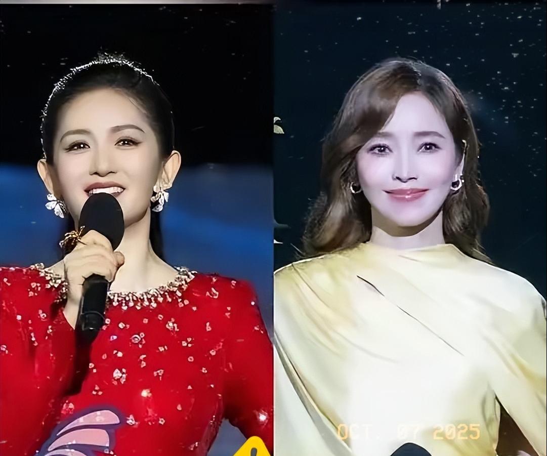 中秋晚会一开场，谢娜、侯佩岑就被顶上热搜，网友一句“怎么央视没主持人了吗”，话题