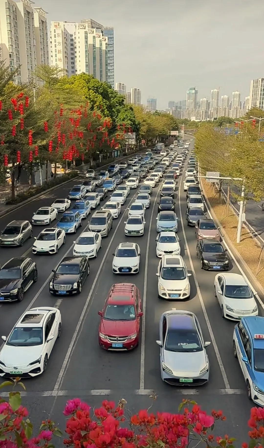 正月初十一深圳终于恢复了往日的繁忙，大约1000多万外地务工人员终于回到了深圳。