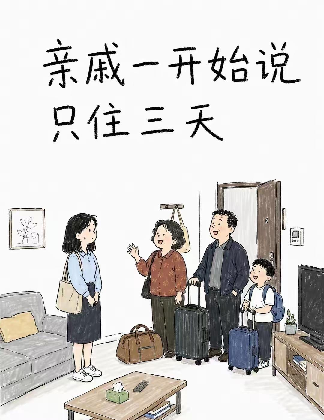 现在还有这么不体面的亲戚吗？😎