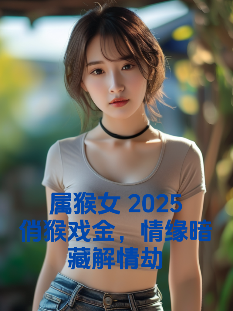 属猴女2025：俏猴戏金，情缘暗藏解情劫