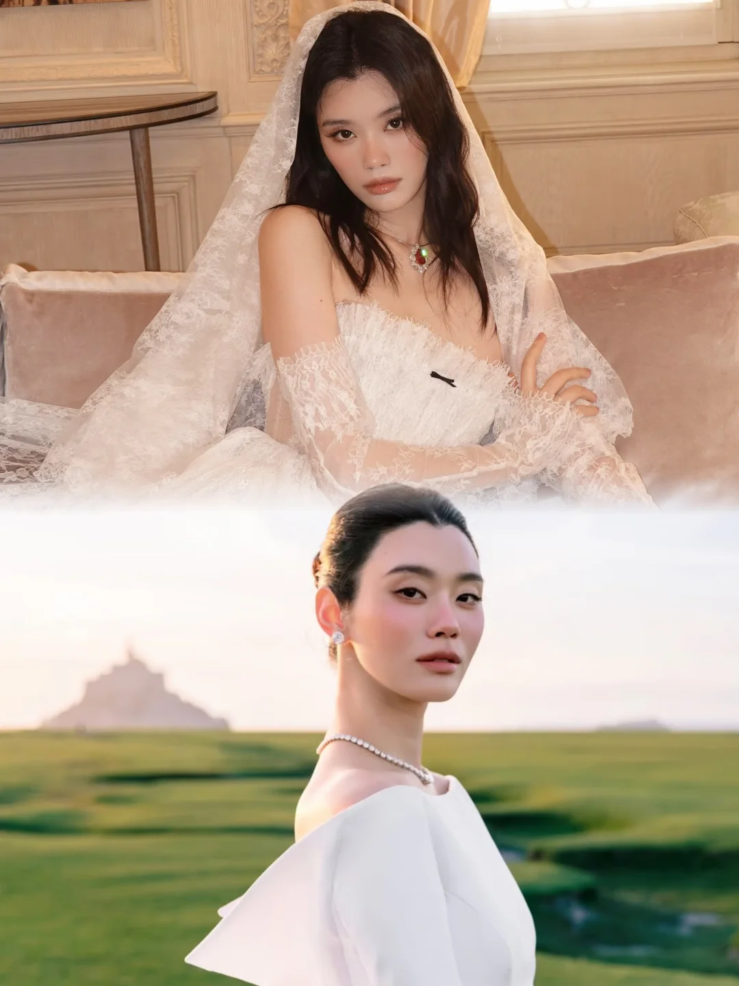 有钱真好！豪门的新娘妆怎么能美成这样啊⁉️