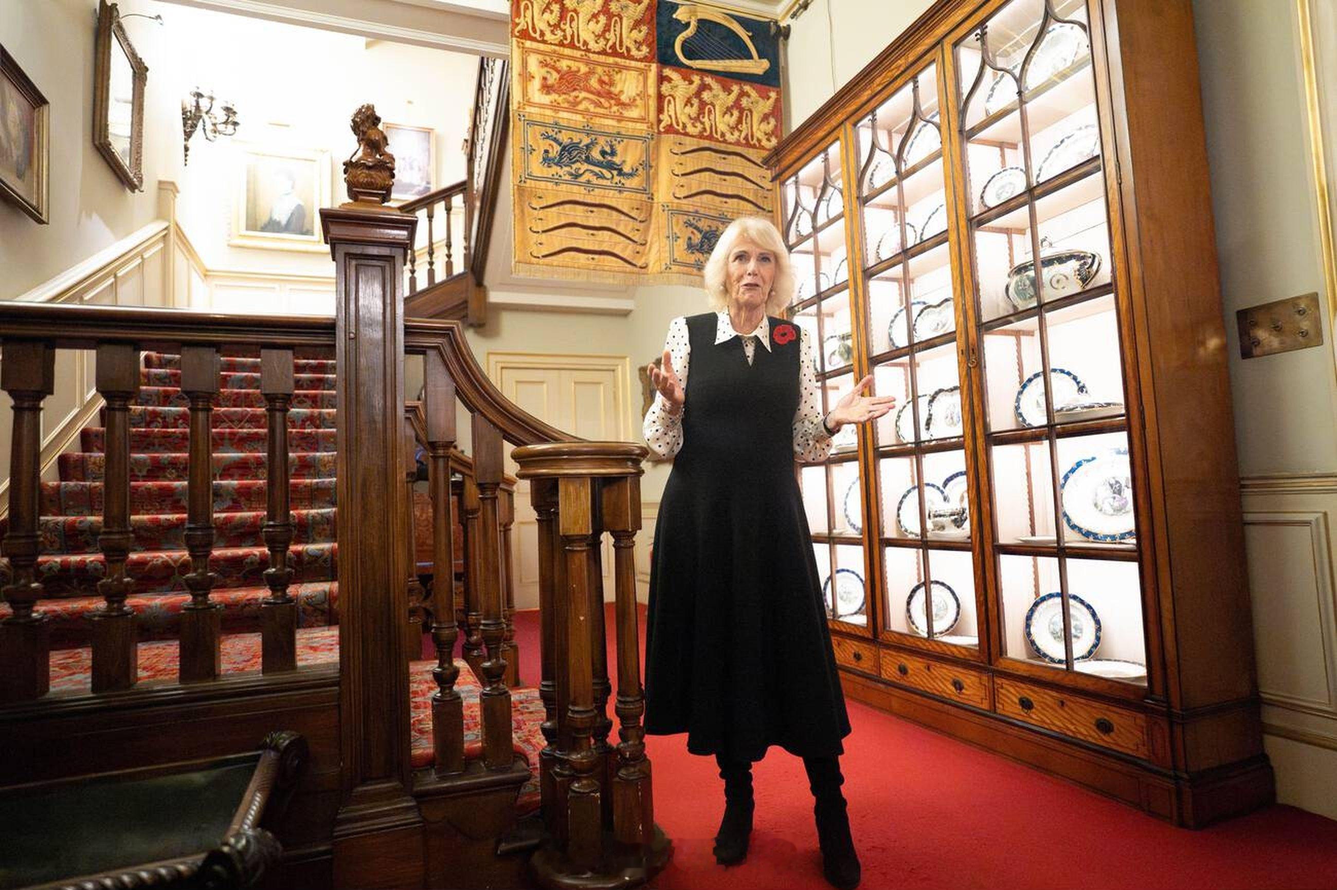 2025年11月11日，卡米拉王后在伦敦克拉伦斯宫为2025年度图书奖和儿童图书