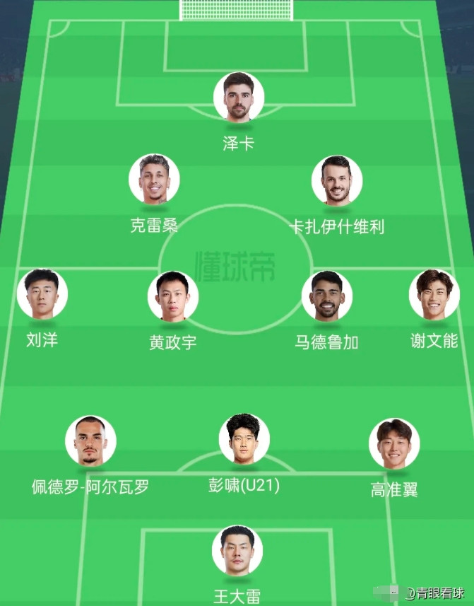 山东泰山的前锋线和后防线都是中超天花板级别