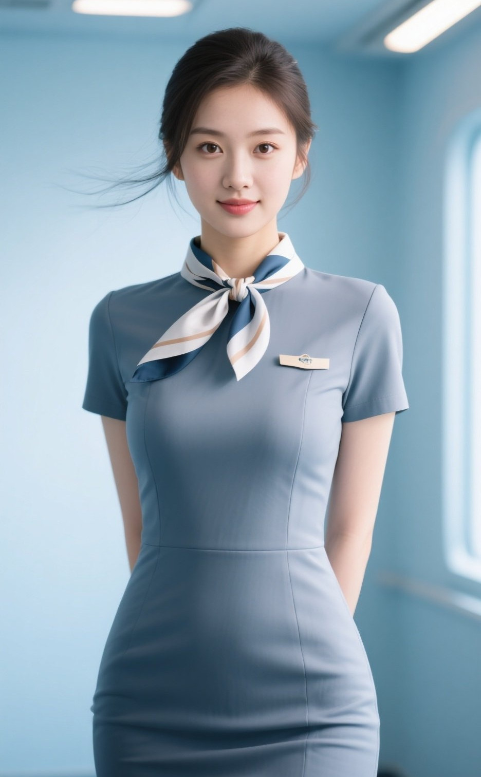 优雅空姐气质如诗，风华绝代