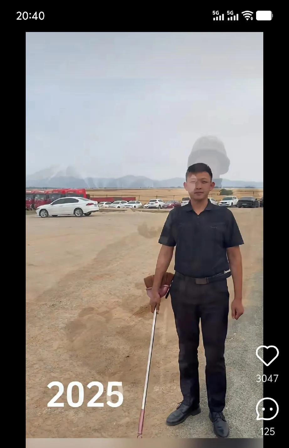 一个拿扫把，看起来平平无奇的男人，原来是五年前威震雪疆的打印英雄！什么是汉军风采