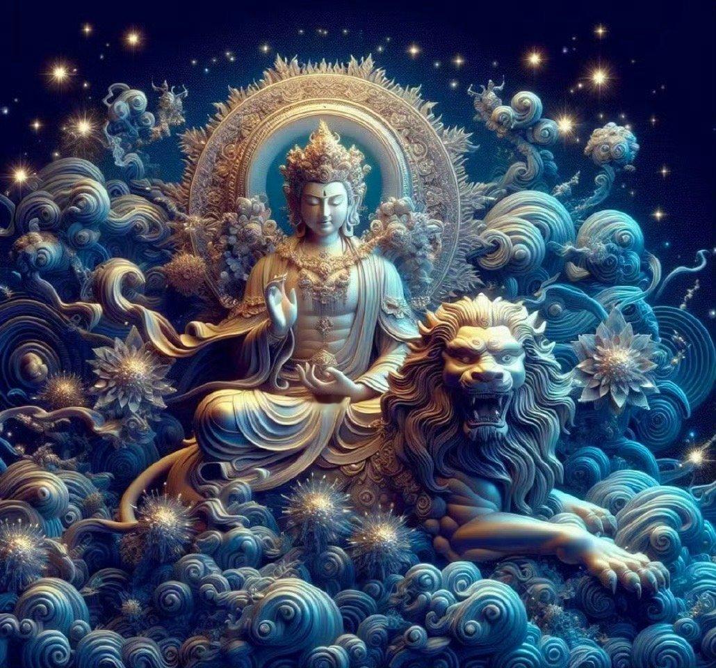 遇见文殊菩萨，接好运，许什么都灵​​​​