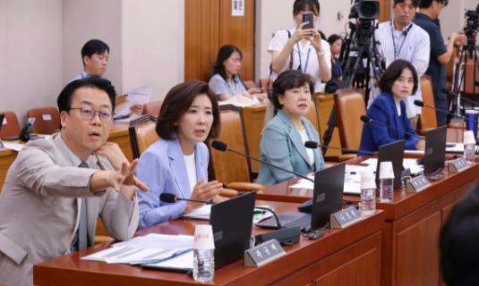 9日，韩国国会法制司法委员会所属的国民力量党议员，就共同民主党主导通过的“更强特