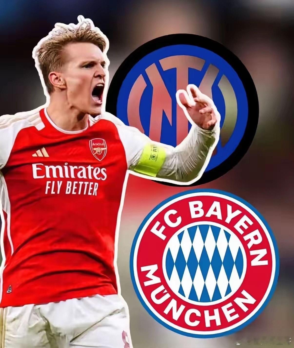 厄德高要离开阿森纳？国际米兰主席马洛塔本子上的中场球员，如果能2500万欧元拿下