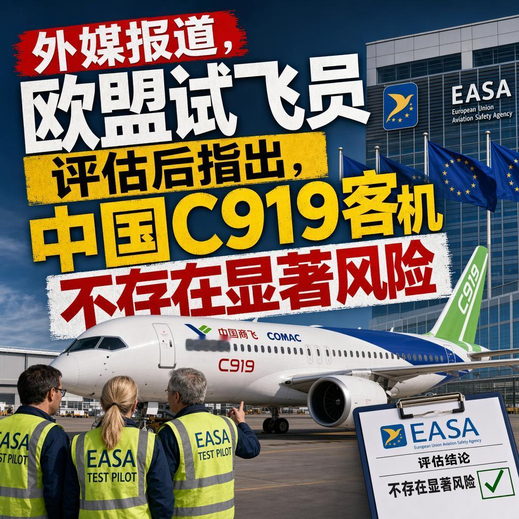 中国造不出可靠的大飞机？这个说法，今年被欧盟的试飞员亲手撕掉了。欧洲航空安全局