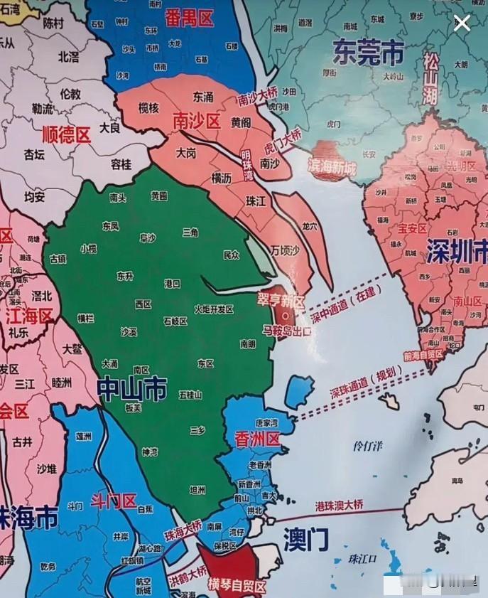 有没可能将中山的坦洲、神湾和三乡划给珠海，再用珠海的斗门镇和莲洲镇来交换？因为珠