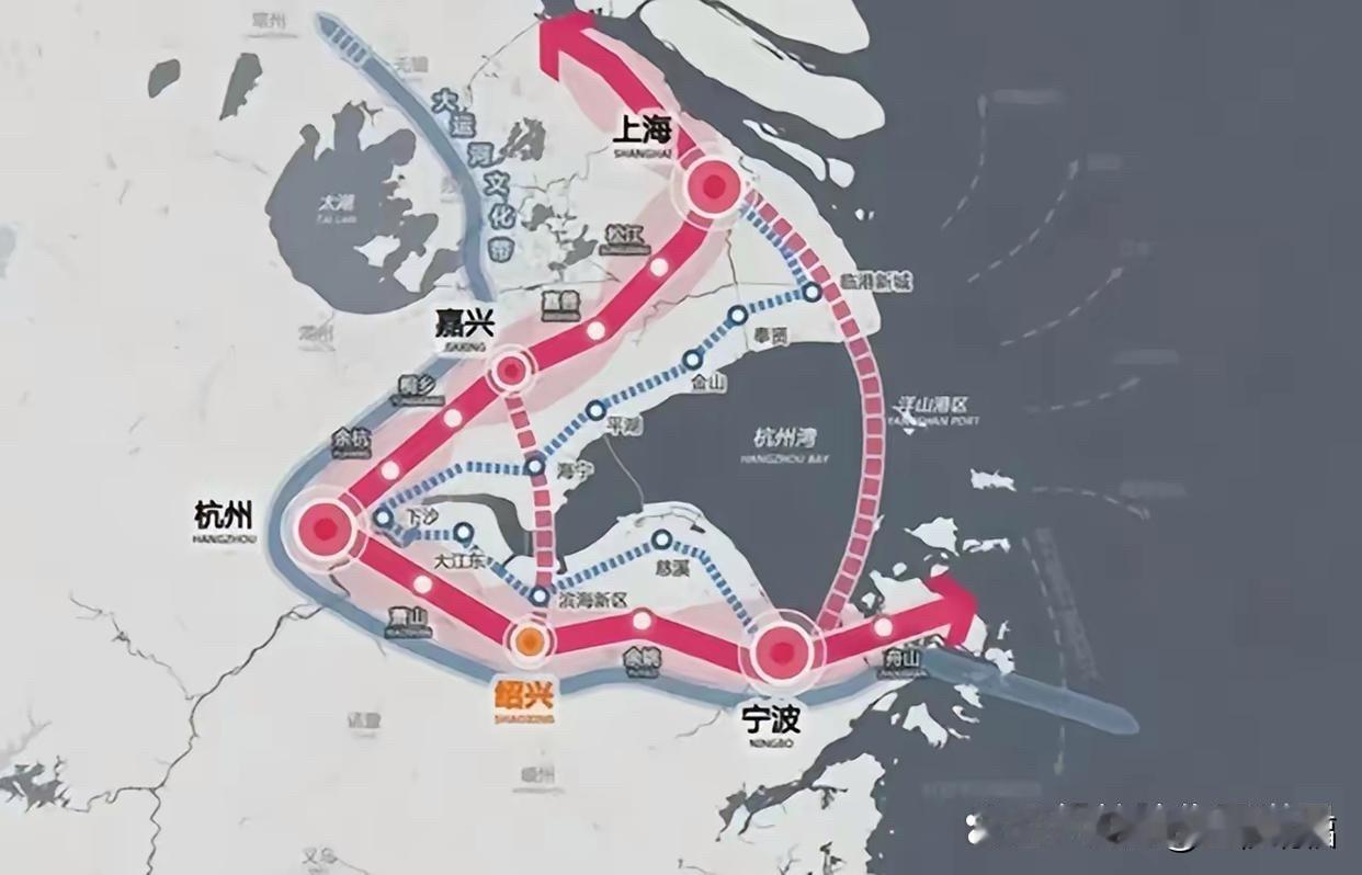 沪杭甬大桥缩短路，三市合作碰难题，跨海通道在建中。2008年杭州湾大桥通车后，