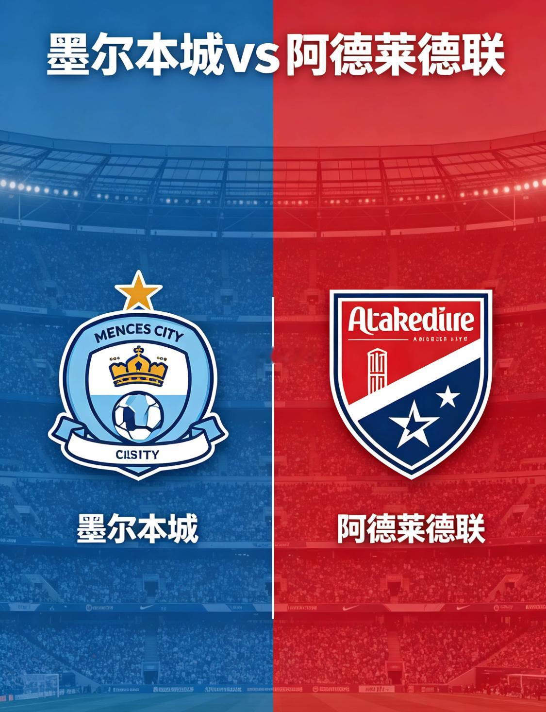 腾飞笔记墨尔本城🆚阿德莱德联：澳超第26轮（季后赛关键战）墨尔本城排名第5、3