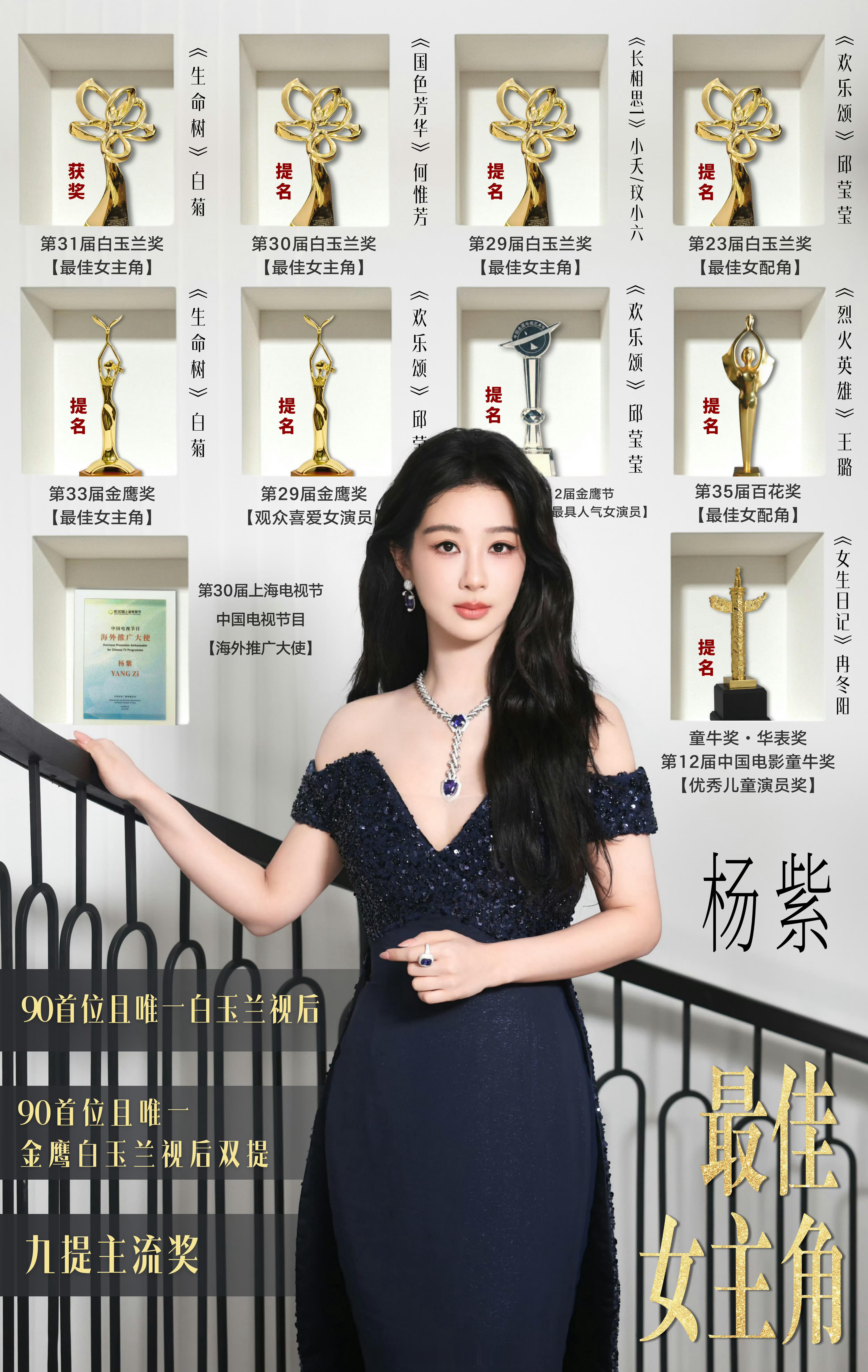 杨紫巴黎米兰时装周不管各种🍉是真是假，我都大接特接，接金鹰，接商务，接剧，