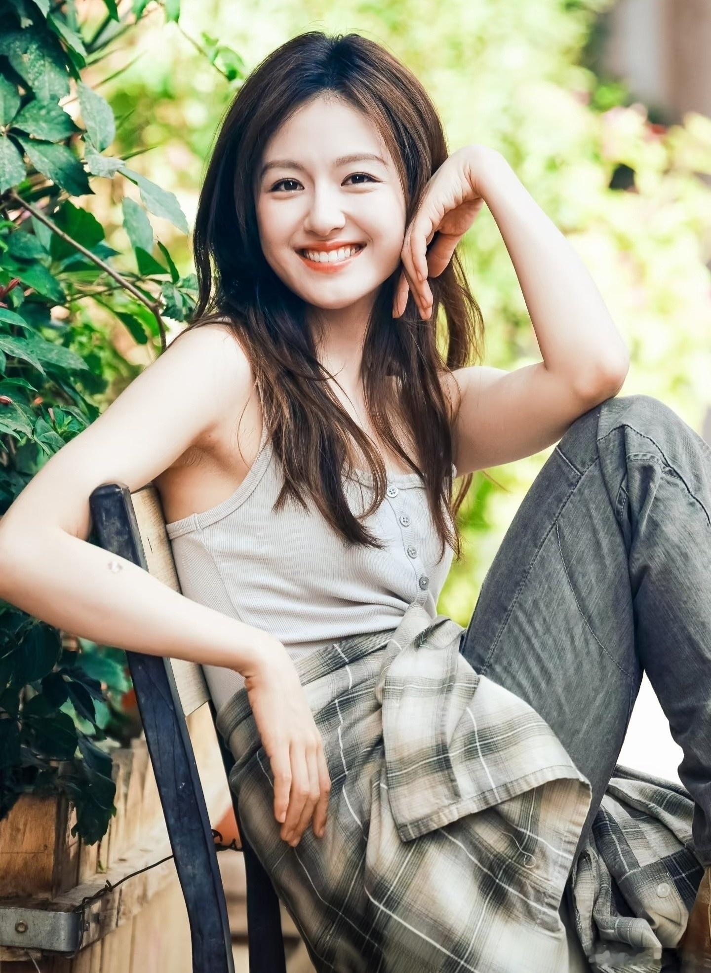 李兰迪：灿烂明媚，干净清纯的脸庞！