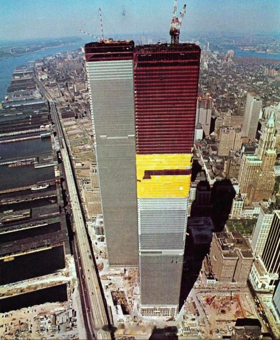 好汉不提当年勇，当年美国曾经也是基建狂魔。疯狂的建设摩天大楼、高速公路（州际公路