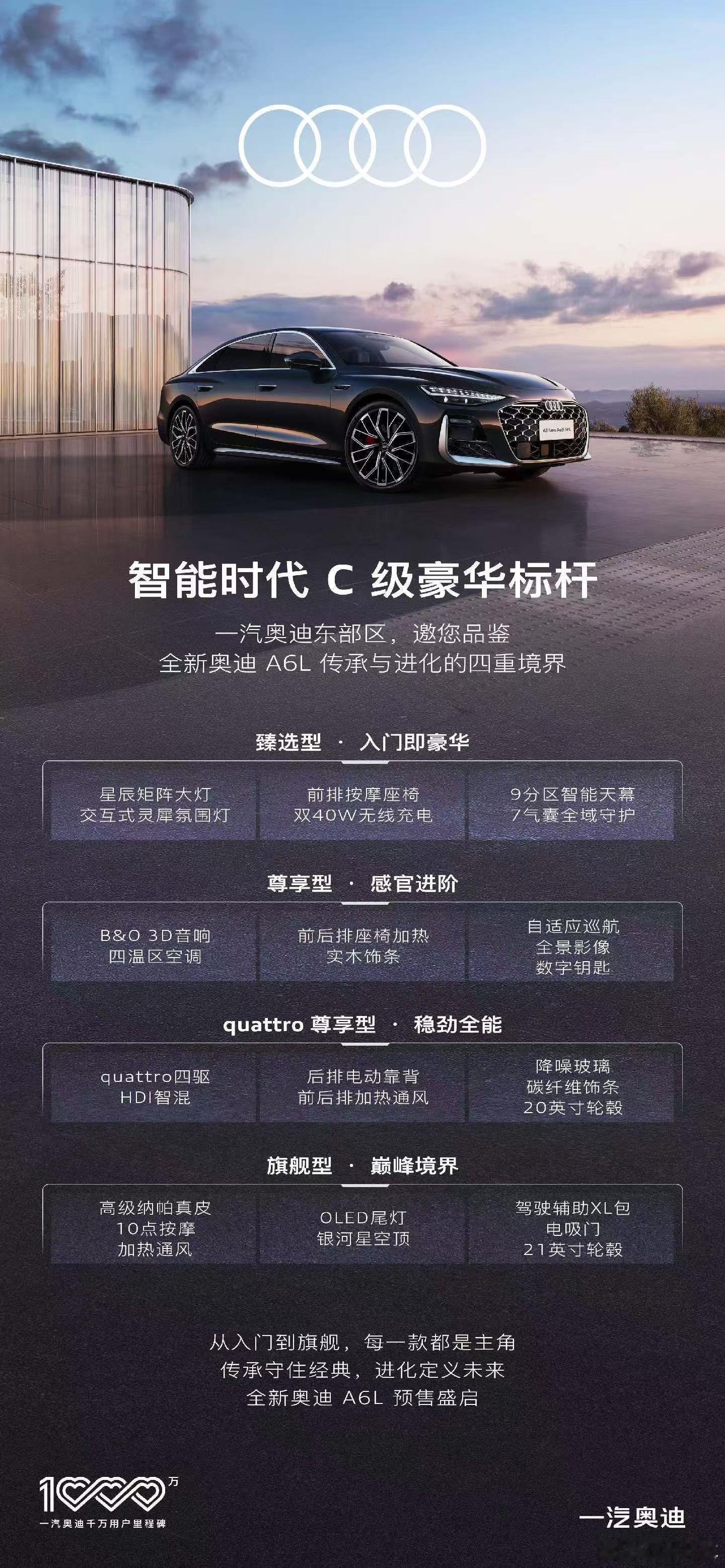 全新a6l准备来了，盲猜还是“暂时时时时”没有高功率