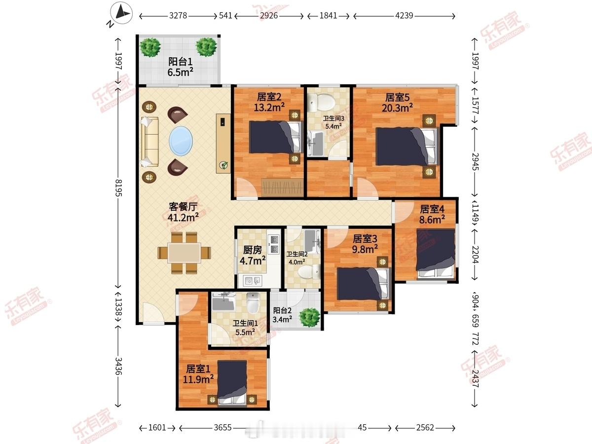 坂田信义嘉御山5期最新成交，131平873万，单价6.6万，套内面积134平，住