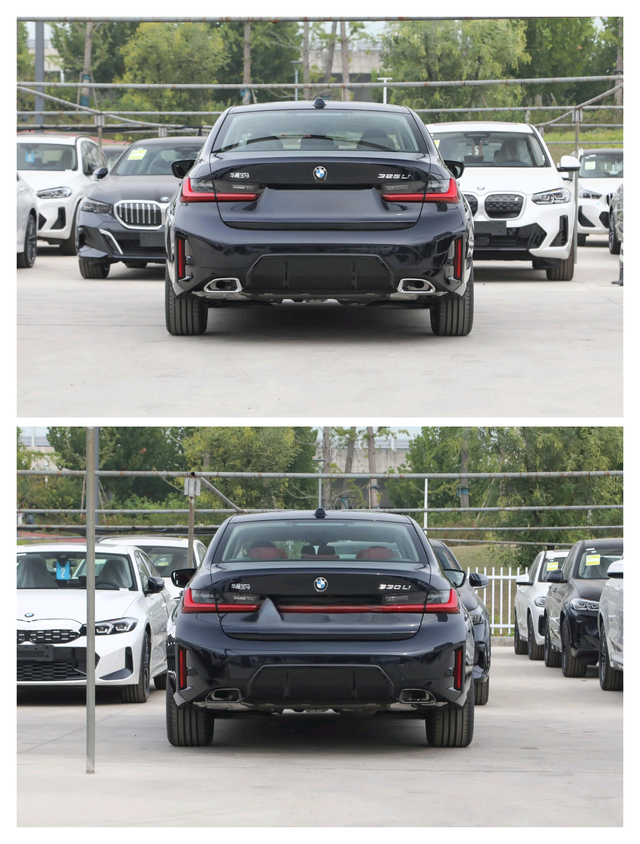 宝马3系轮胎宽度姿态还是宽后胎车身好买车的时候也是冲动消费，没有多对比看车型的