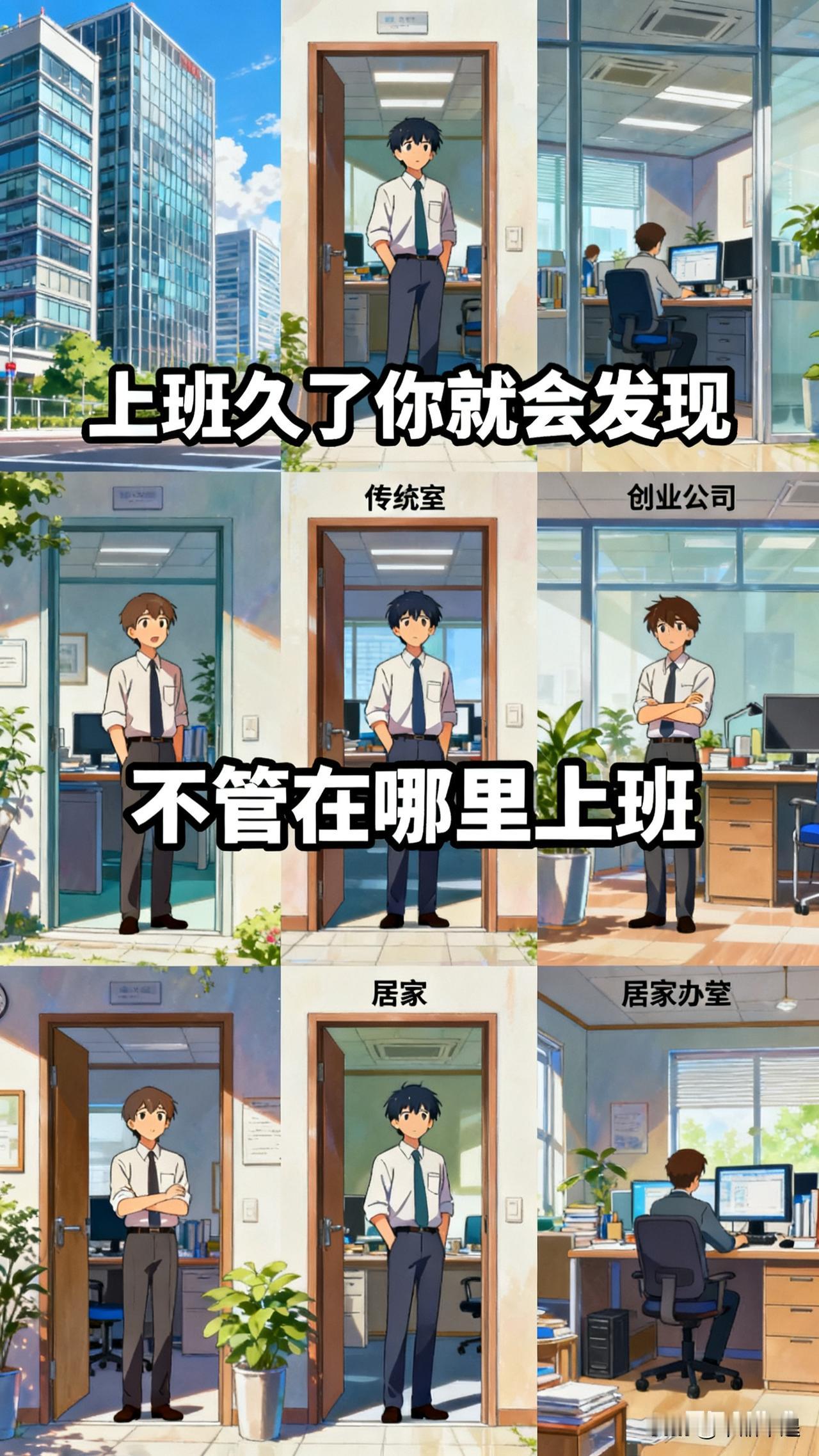 上班久了你就会发现，不管在哪里上班，最后都会陷入同一个循环：你以为换