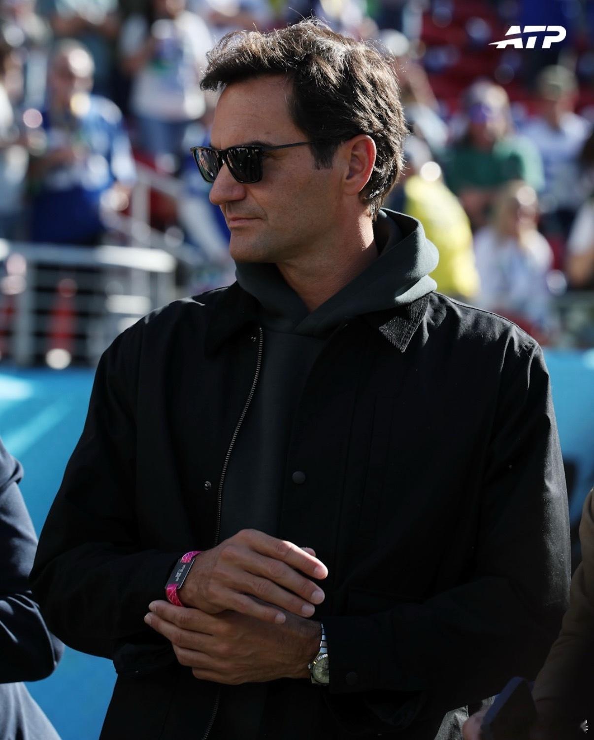 跨界观赛👀费德勒现身超级碗👏网来不息ATP费德勒观战超级碗超级碗