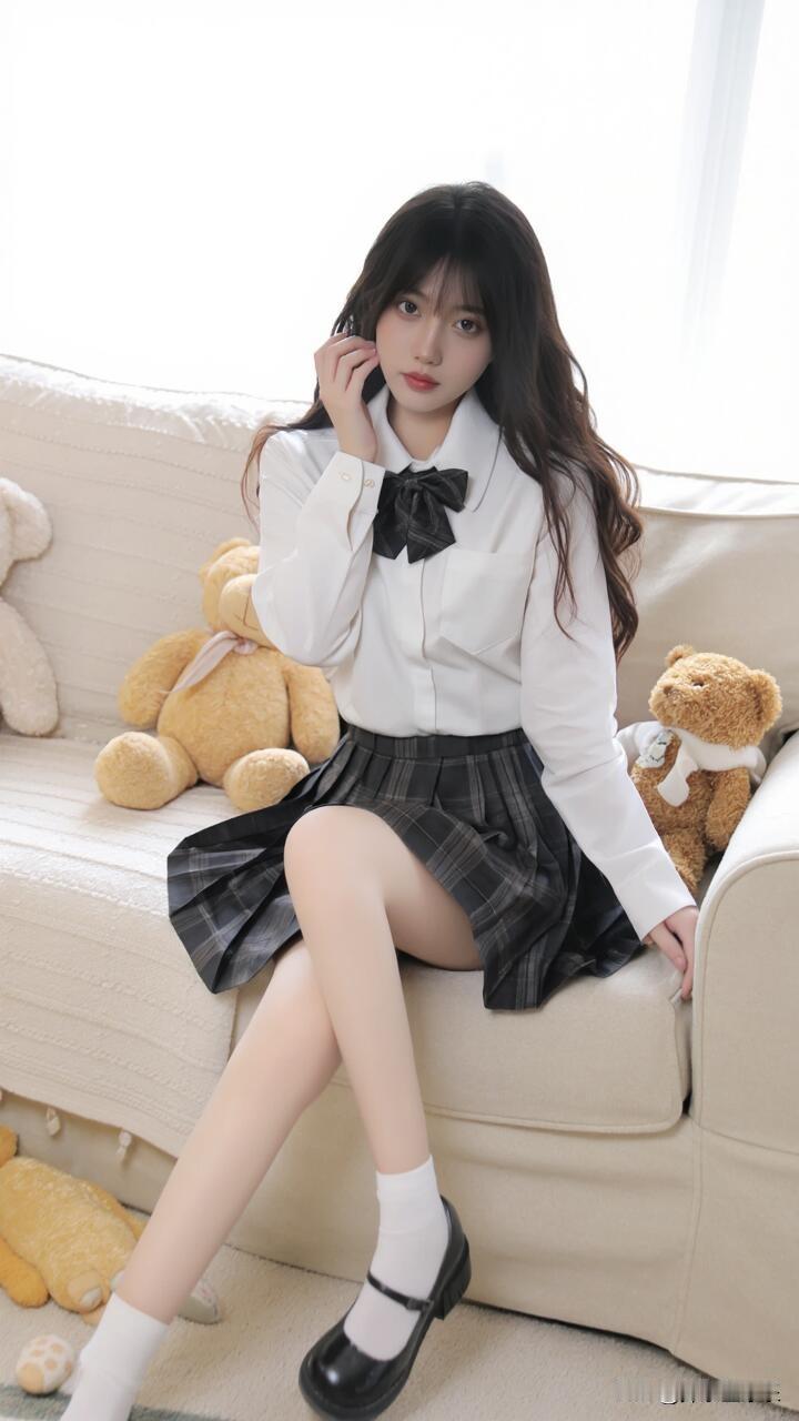 元气少女，学院风穿搭，青春的气息。穿搭有哪些美女让人过目难忘？分享最新时尚搭