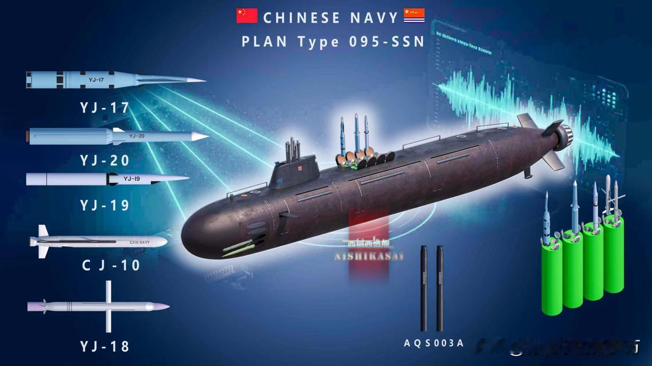 [呲牙笑]看来某些国家对095攻击型核潜艇还是挺关注的嘛（参见图1，为想象图