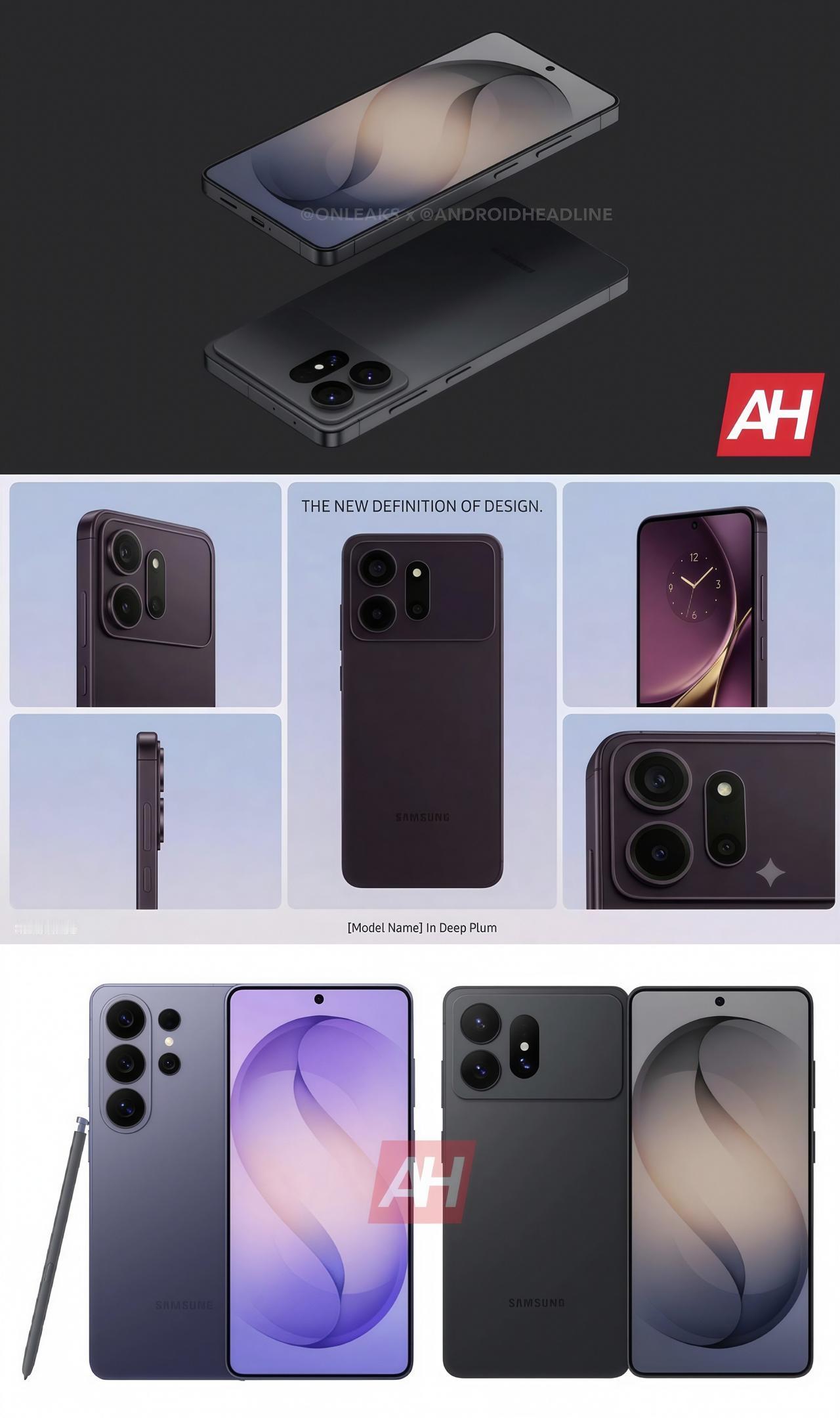 三星GalaxyS27Ultra外观曝光，设计有改动。从曝出的渲染图来看