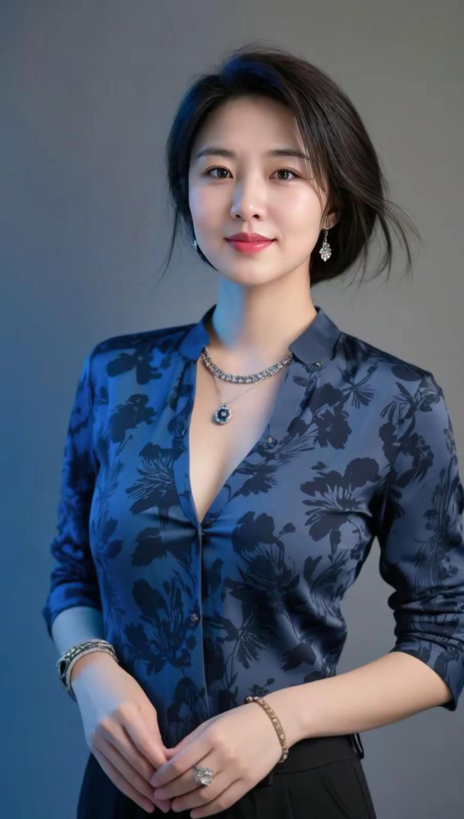 AI优雅淑女写真ai创作...