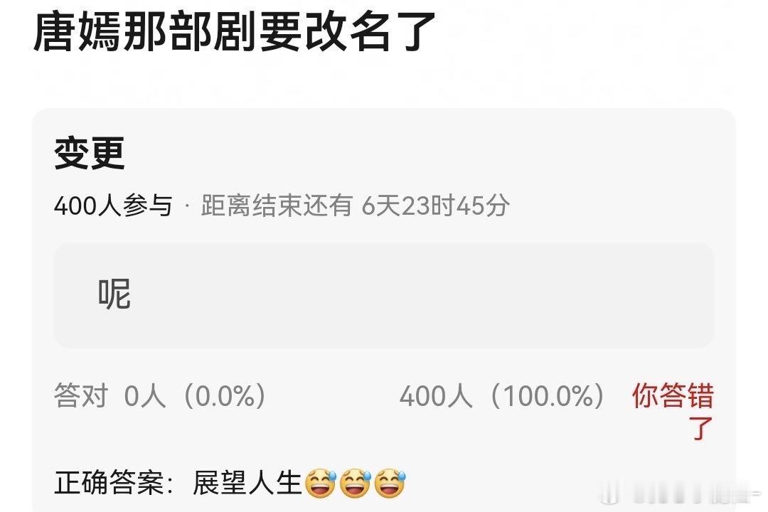 🍉唐嫣《独身女人》改名《展望人生》​​​