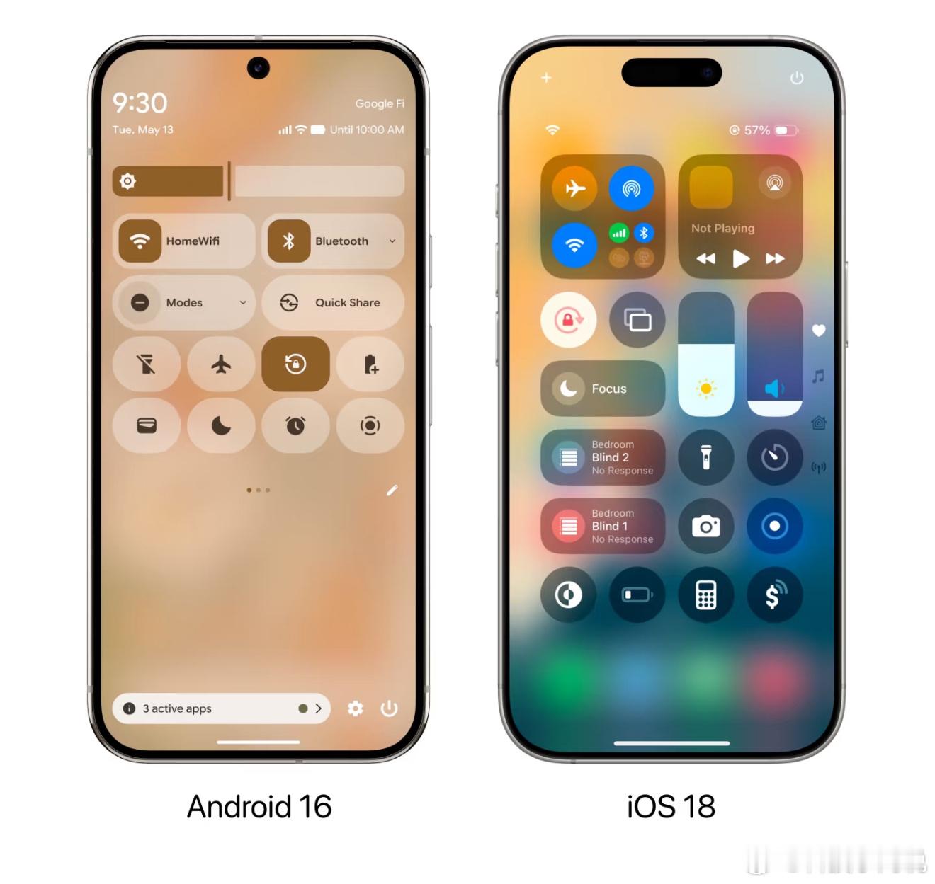Android16和iOS18大家怎么选？[思考]​​​