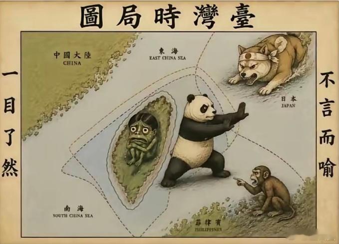 台湾网友绘制的，很形象哦！