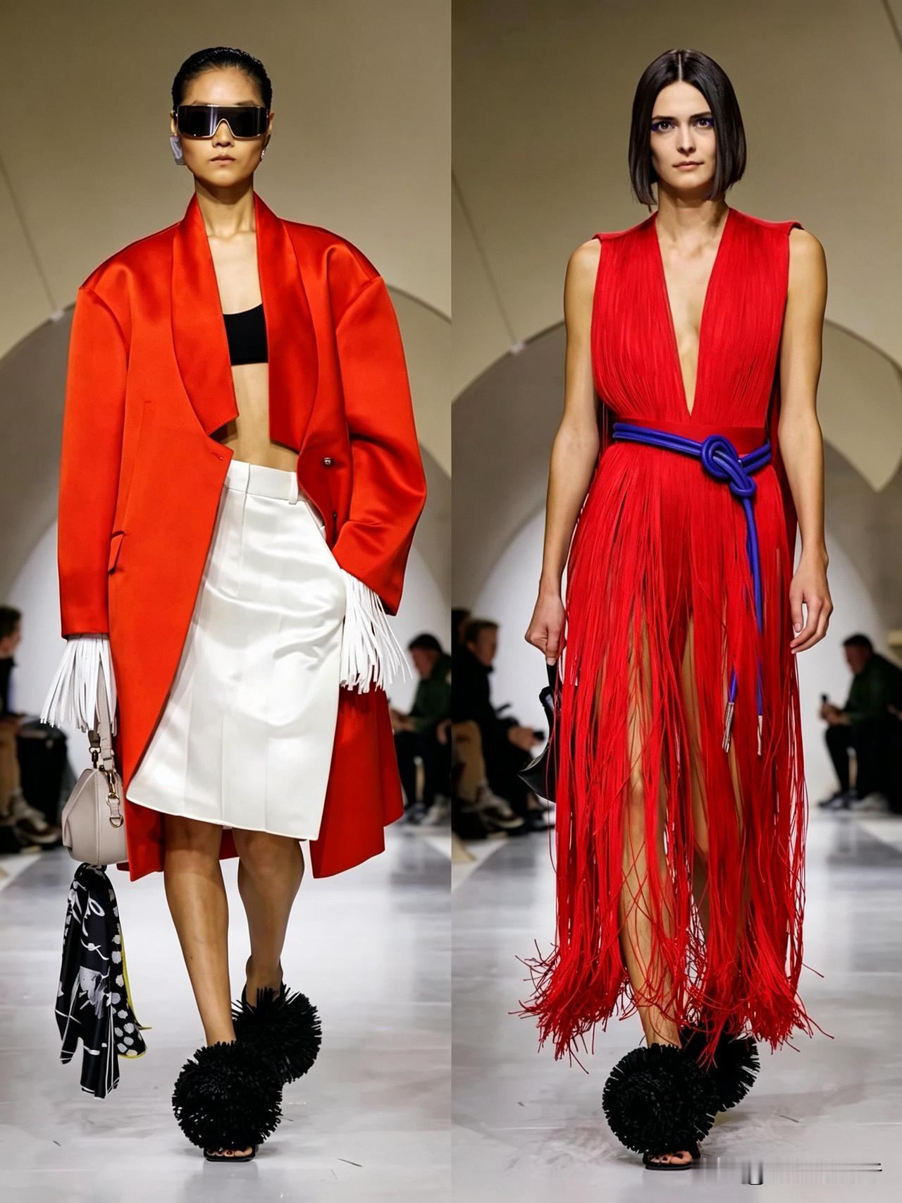 Givenchy2027春夏女装大秀来了，整季主打建筑感剪裁，玩转软硬材质碰撞
