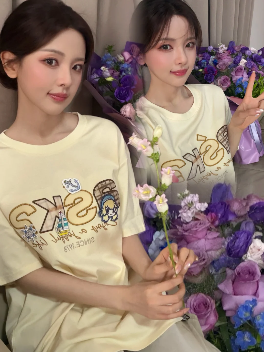 人比花娇具像化‼️杨超越这张脸还是太权威🤩