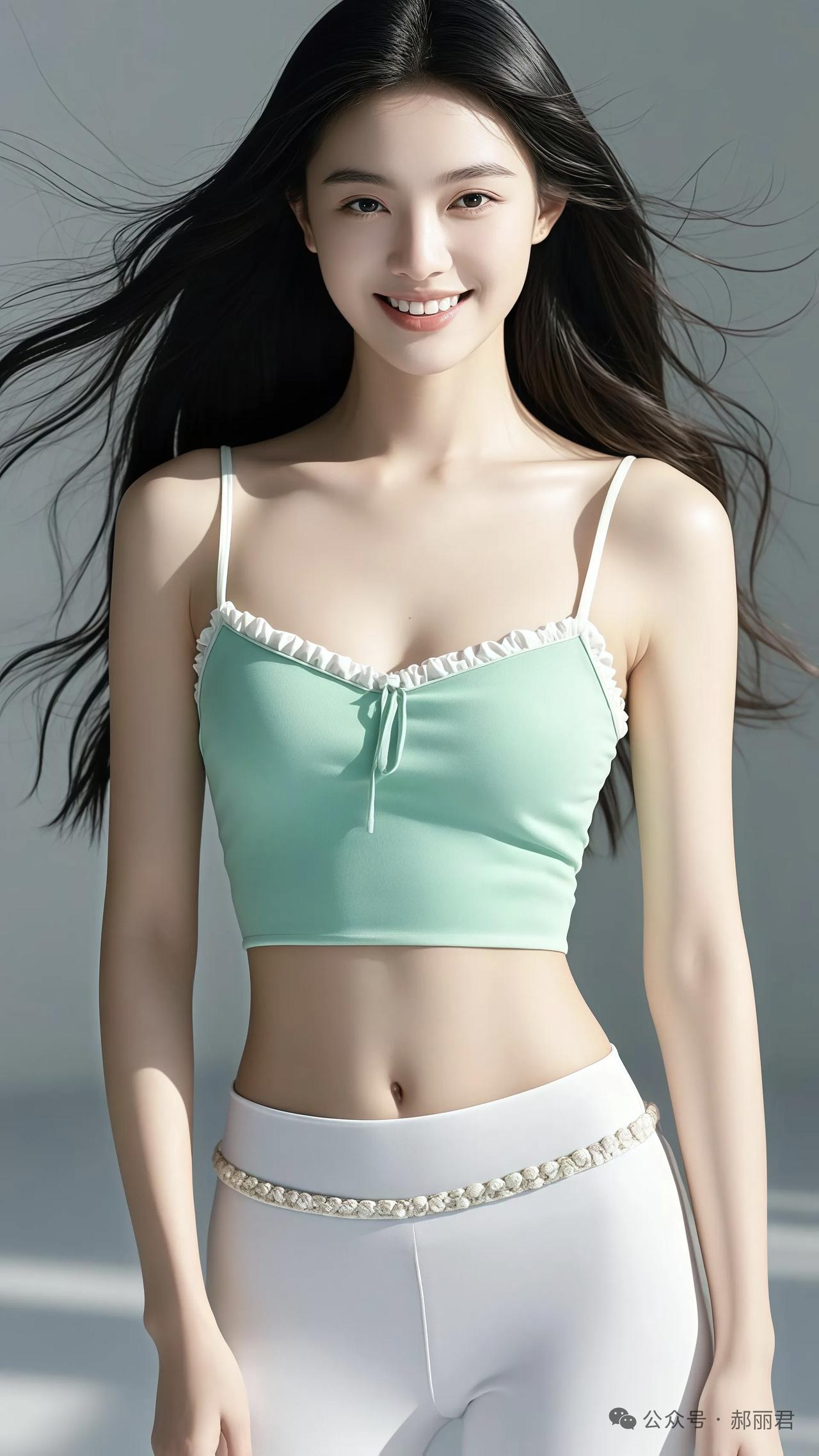 晒图笔记大赛开心少女元气满满的一天，从清新的运动装开始！
