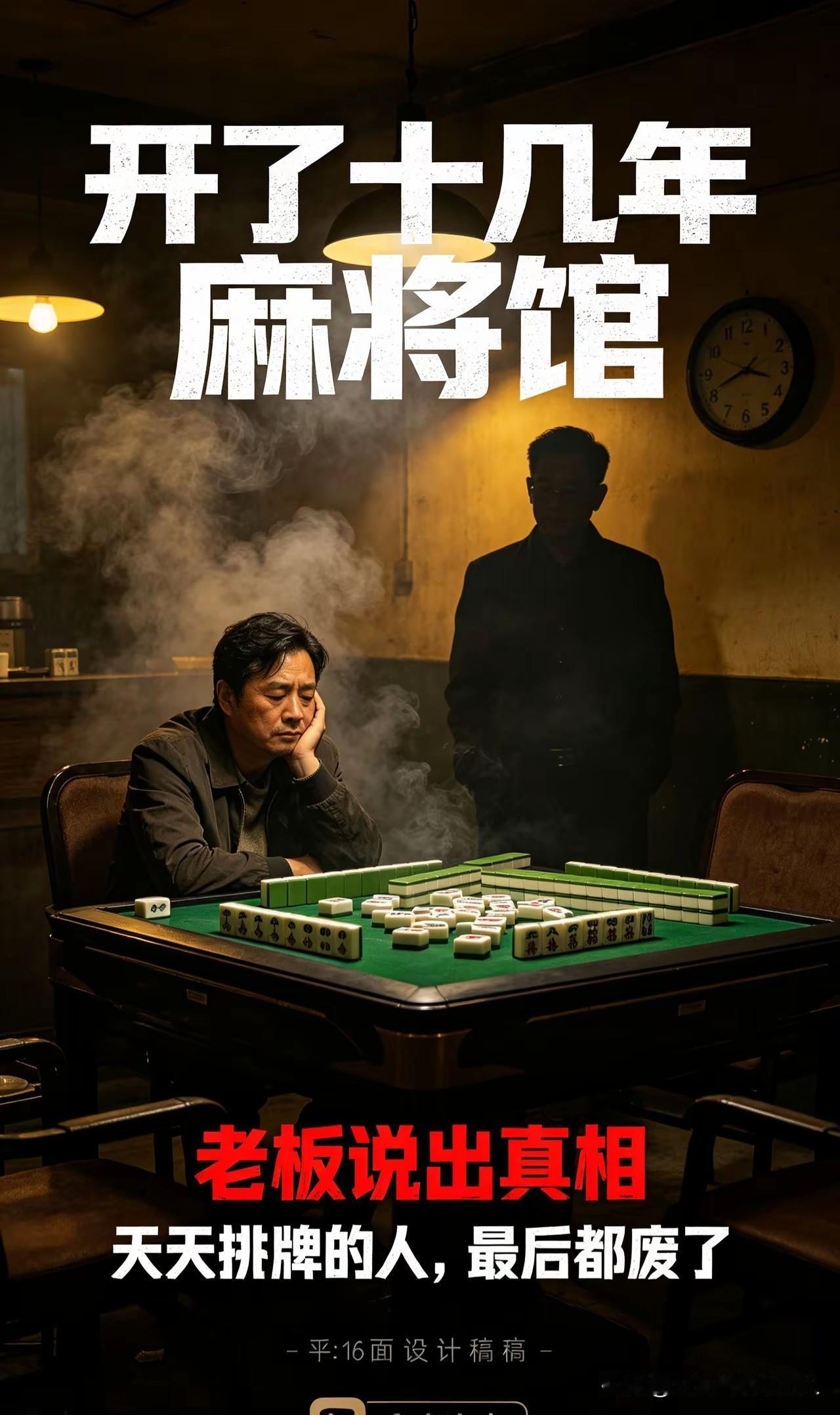 麻将扶持一些人，也会欺负一些人。这个东西很奇怪。我相信麻将会偏袒有偏财运的人，