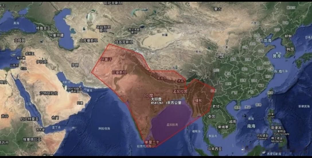 印度的“大印度”梦实现了多少？印度新议会挂出“不可分割的印度”巨幅地图，把